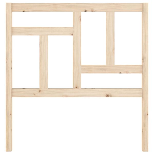 vidaXL Bed Headboard 95.5x4x100 cm Solid Wood Pine