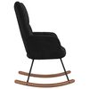 vidaXL Rocking Chair Black Velvet
