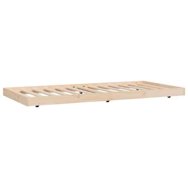 vidaXL Bed Frame without Mattress 90x190 cm Single Solid Wood Pine