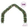vidaXL Christmas Garland Decorated with Baubles 5 m