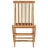 vidaXL Folding Garden Chairs 8 pcs Solid Teak Wood