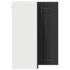 vidaXL Kitchen Cabinet Black 57 x 57 x 80 cm Engineered Wood