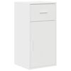 vidaXL Sideboard with Drawer White 38 x 34 x 75 cm
