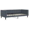 vidaXL Day Bed without Mattress Dark Grey 90x190 cm Velvet