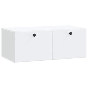 vidaXL Wall-Mounted TV Cabinet 78.5 x 41 x 30 cm White Engineered Wood