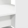vidaXL Desk with Shelf White 113 x 54 x 120 cm Engineered Wood