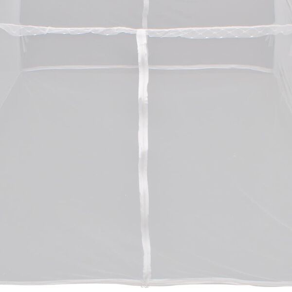 vidaXL Camping Tent 200x120x130 cm Fiberglass White