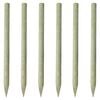 vidaXL Fence Posts 6 pcs Wood 150 cm