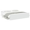vidaXL Bed Frame with Drawers without Mattress White 180x200 cm