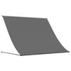 vidaXL Retractable Awning Anthracite 250x150 cm Fabric and Steel