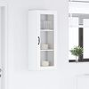 vidaXL Kitchen Cabinet with Shelf High Gloss White 40 x 31 x 100 cm