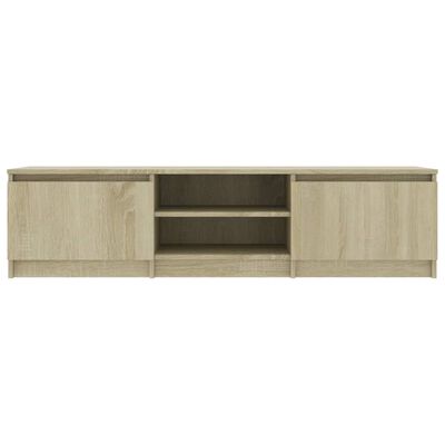 vidaXL TV Cabinet Sonoma Oak 140x40x35.5 cm Engineered Wood