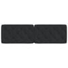 vidaXL Headboard Cushion Black 152 cm Queen Velvet
