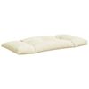 vidaXL Pallet Cushions 2 pcs Cream Fabric