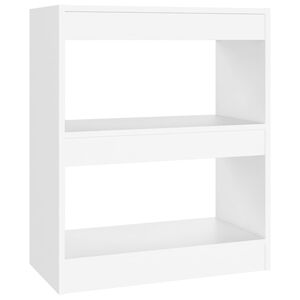 vidaXL Book Cabinet | White | Engineered wood | Medium | Book Cabinet
