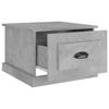 vidaXL Coffee Table Concrete Grey 50x50x35 cm Engineered Wood