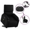 vidaXL Electric Stand up Massage Recliner Chair Black Faux Leather
