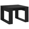 vidaXL Side Table Black 50x50x35 cm Engineered Wood