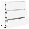 vidaXL Storage Cabinet White 80 x 31 x 81 cm Engineered Wood