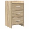 vidaXL Bedside Tables Sonoma Oak 40 x 36 x 70 cm Engineered Wood