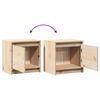 vidaXL Bedside Cabinets 2 pcs 40x30.5x40 cm Solid Pinewood