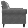 vidaXL 2-Seater Sofa Dark Grey 120 cm Velvet