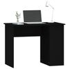 vidaXL Desk Black 100x55x75 Engineered Wood