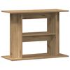 vidaXL Aquarium Stand Artisan Oak 80x35x60 cm Engineered Wood