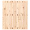 vidaXL Wall Headboard 95.5x3x110 cm Solid Wood Pine