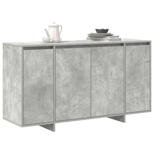 vidaXL Sideboard Concrete Grey 135 x 41 x 75 cm Engineered Wood