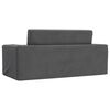 vidaXL Kids' Sofa Bed 2-Seater Anthracite Soft Plush