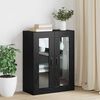 vidaXL Hanging Wall Cabinet Black 69.5 x 34 x 90 cm Engineered wood