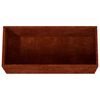 vidaXL Planter 62x30x29 cm Corten Steel