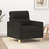 vidaXL Sofa Chair Black 60 cm Fabric