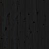 vidaXL Wall Headboard Black 96x3x91.5 cm Solid Wood Pine