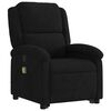 vidaXL Stand up Massage Recliner Chair Black Velvet