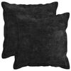 vidaXL Cushion Cover 2 pcs HOUTEN Anthracite 40 x 40 cm