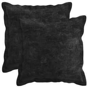 vidaXL Cushion Cover 2 pcs HOUTEN Anthracite 40 x 40 cm