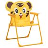 vidaXL 3 Piece Kids' Garden Bistro Set with Parasol Yellow