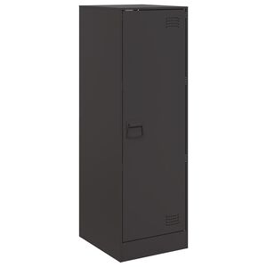 vidaXL Sideboard Black 34.5x39x107 cm Steel
