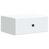 vidaXL Wall-Mounted Bedside Cabinet White 49 x 34.5 x 20 cm