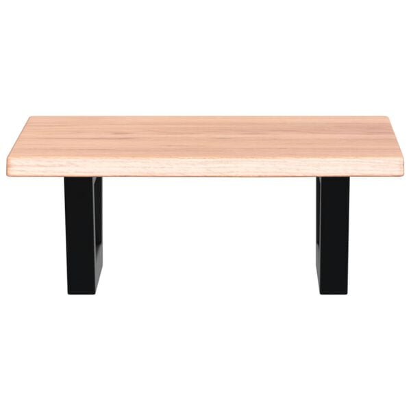 vidaXL Basin Shelf Wall Mounted Steel and Solid Wood Oak