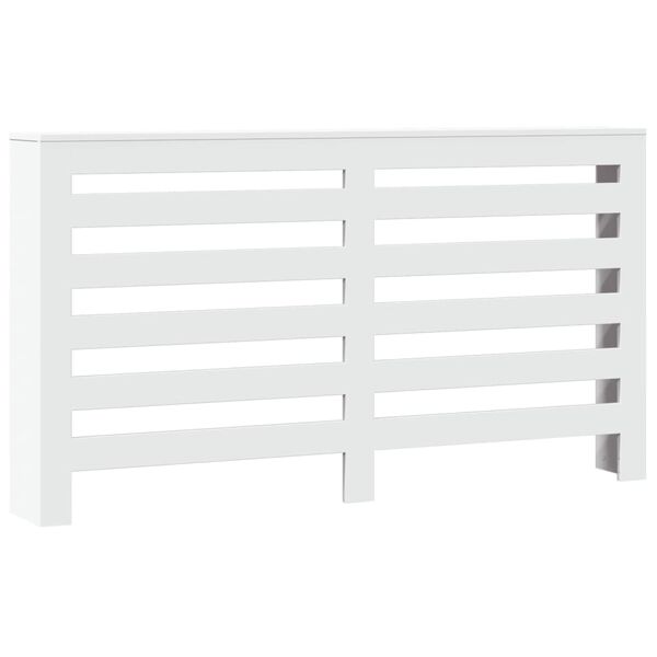 vidaXL Radiator Cover White 149x20x82 cm Engineered Wood