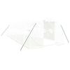 vidaXL Greenhouse with Steel Frame White 24 m&sup2; 8x3x2 m
