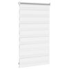 vidaXL Zebra blind 50.9x100 cm Fabric Width 46.7 cm white