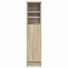 vidaXL Bathroom Cabinet with Roll Holder Sonoma Oak 20.5x22x90 cm