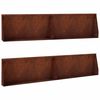 vidaXL Retaining Wall 4 pcs 100 x 12 x 30 cm Weathering Steel Rusty