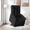 vidaXL Electric Stand up Massage Recliner Chair Black Fabric