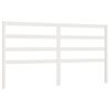 vidaXL Bed Headboard White 186x4x100 cm Solid Wood Pine