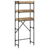 vidaXL Washing Machine Shelf with Shelf Artisan Oak 67 x 25 x 163 cm